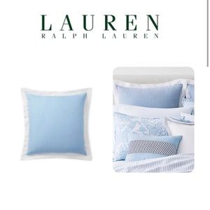 Ralph Lauren - linen Euro shams 26x26 Joanna Linen Frame